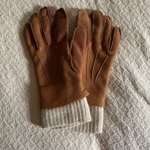 Genuine Deerskin Leather Women's Medium Gloves With Lining